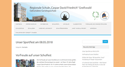 Desktop Screenshot of caspar-david-friedrich-schule-greifswald.de